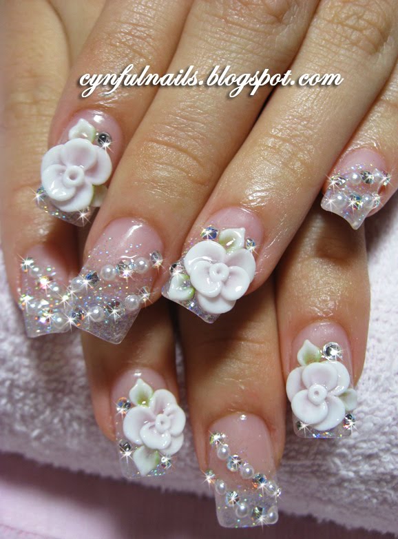 Nail Art Collection: Bridal nails..