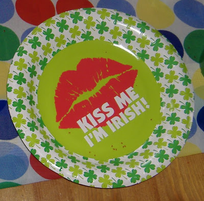 Kiss Me I'm Irish plate