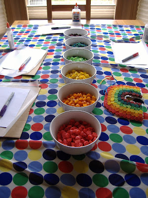 Kiss Me I'm Irish rainbow pasta