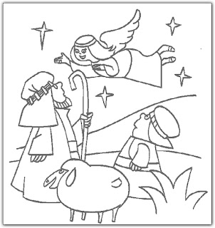 Free Religious Christmas Coloring Pages