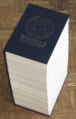 Wikipédia en livre