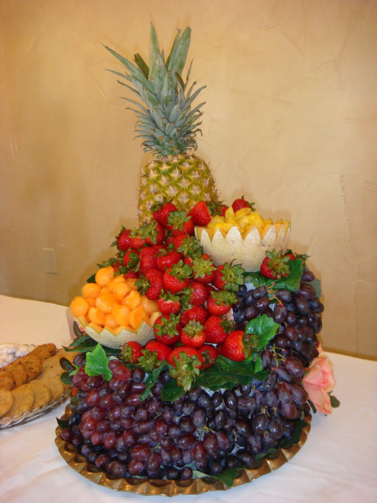 Caboose Watercolor Society Fruit Arrangement