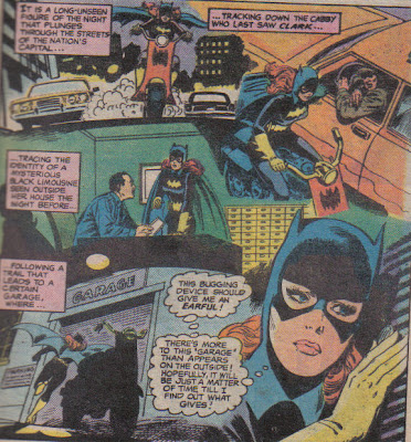 Aw, eavesdropping makes Batgirl sad.