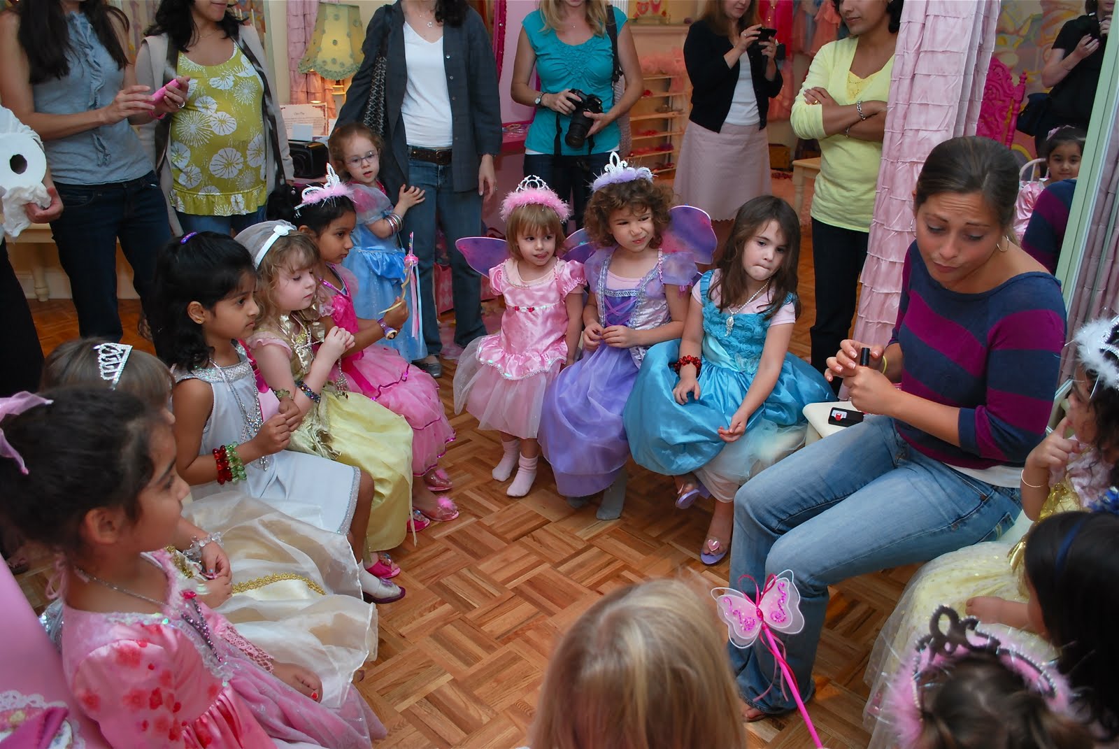 cute and powerful Princess Dress Up Party