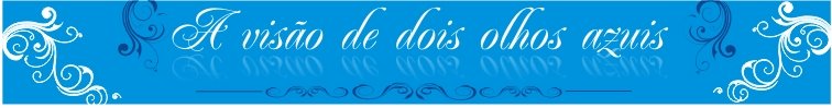 A visão de dois olhos azuis