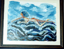 Mujer surcando el mar.
