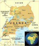 A Map of Uganda