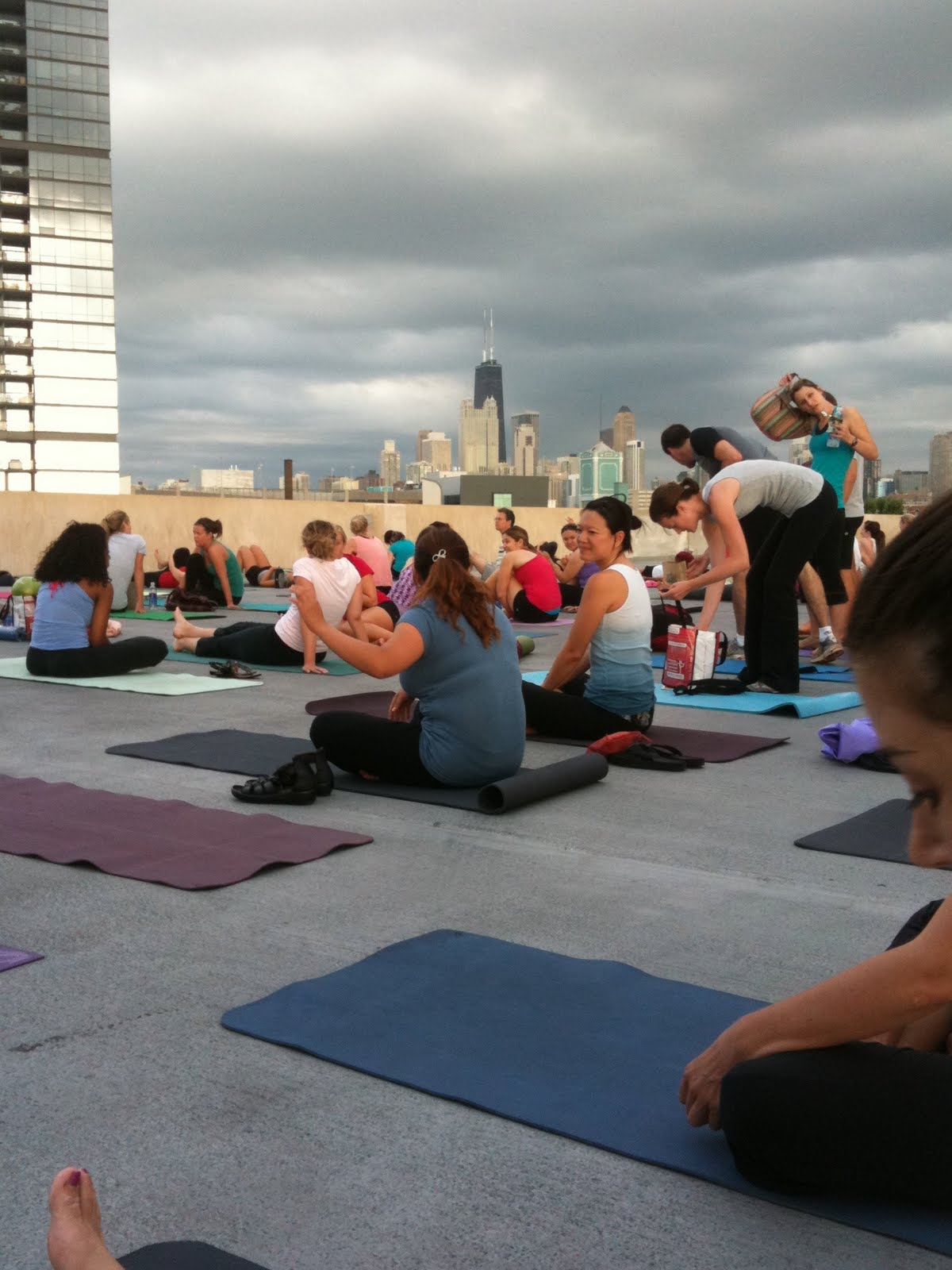 An Urban Cottage Rooftop Yoga