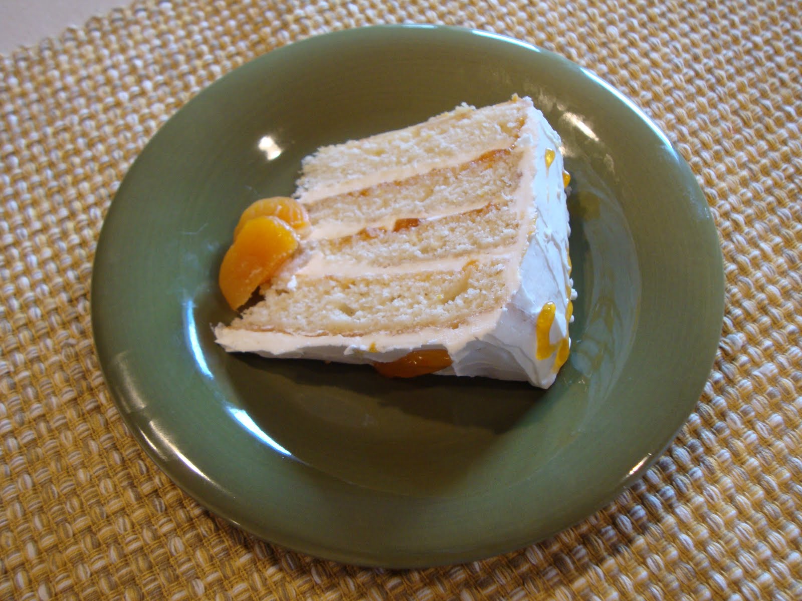 Man Cave Galley and Garden Honey Buttercream and Apricot Jam Cake