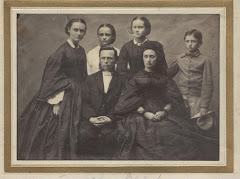 Carl August Restorff Schack og Anna Catharina Christensen med børn i 1864