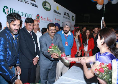 Suniel Shetty at a Charity Event in Chandigarh