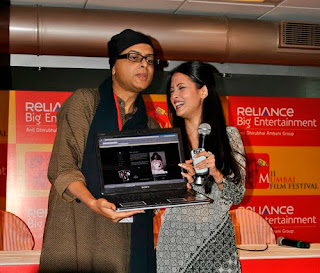 Riya Sen at the Launch of her website