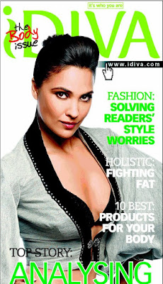 Lara dutta on the cover of Idiva Magazine