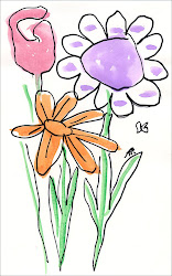 flowers watercolor drawing paint trace tracing flower painting projects grade project draw watercolour paintings then watercolors drawings zoom kid students
