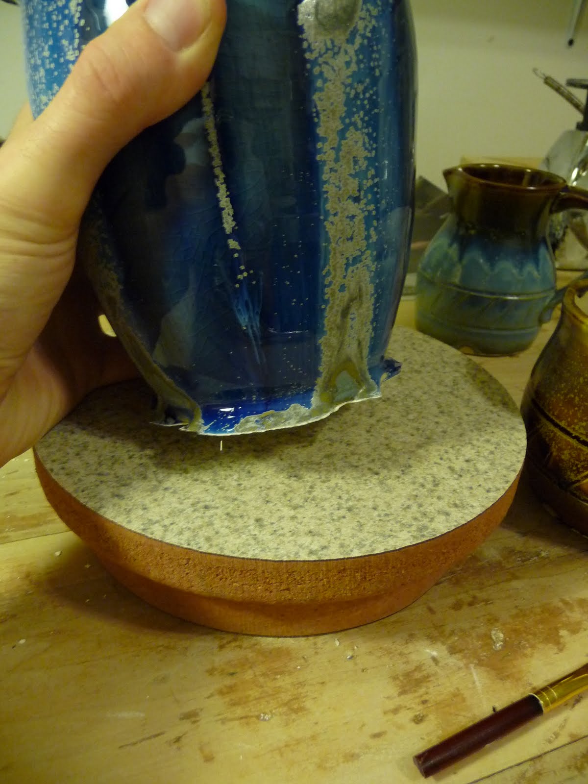 Ben Stark Pottery Run Glazes!! Run!!