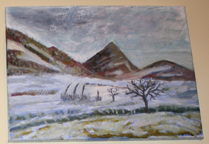 invierno, oleo