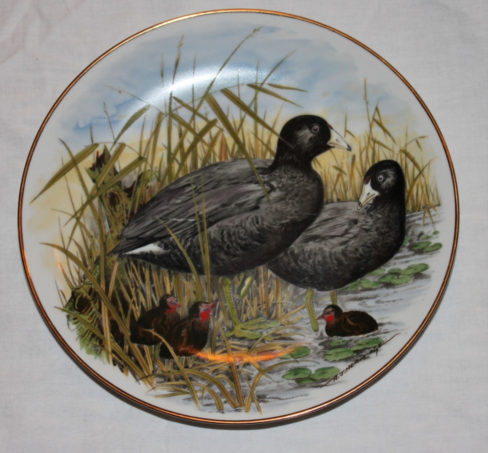 Hanson Vintage New Game Birds of the South Plates on Hanson Vintage