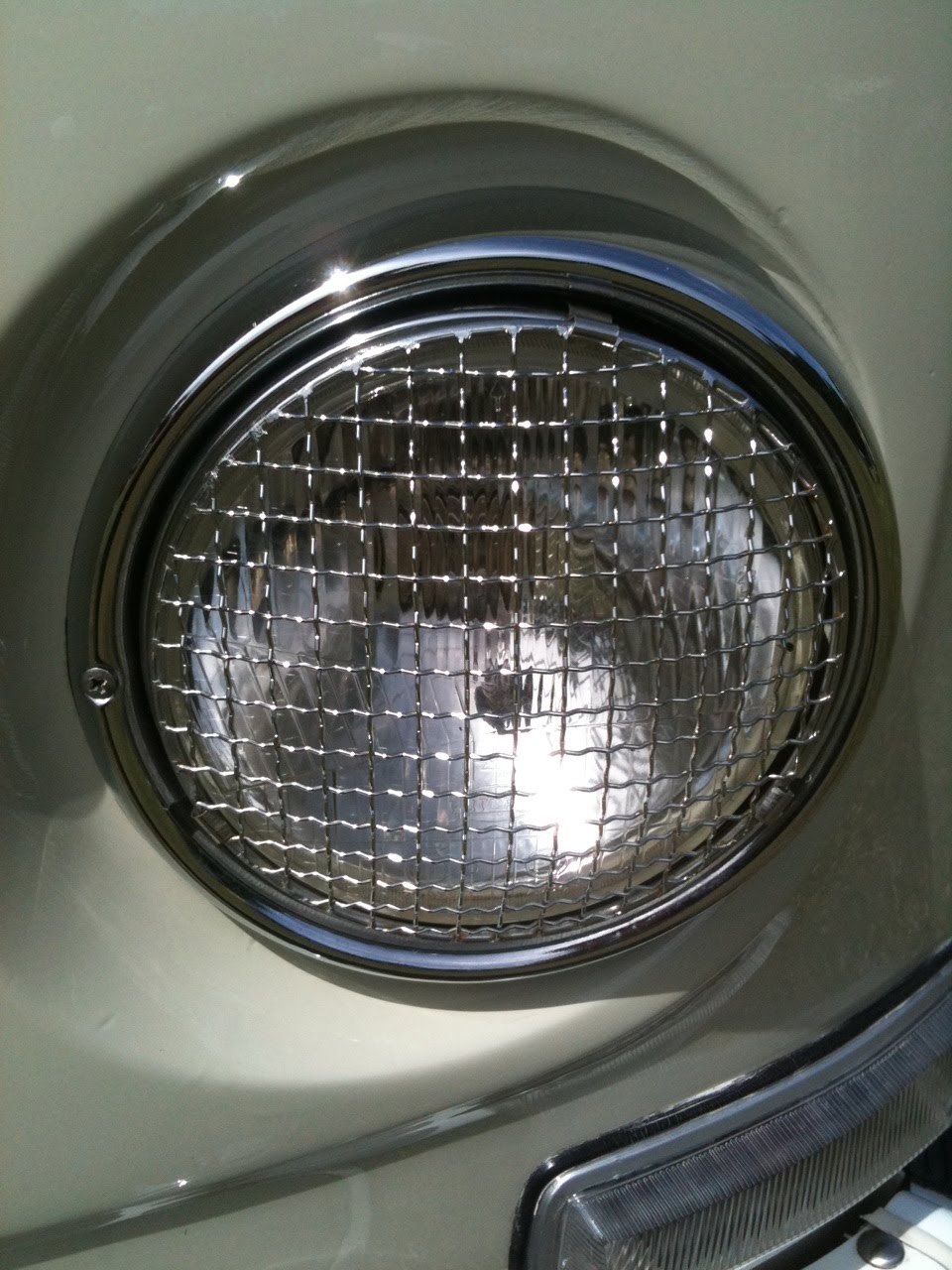 FiftySixDelux.Blog Mesh headlight covers fitted perfectly...