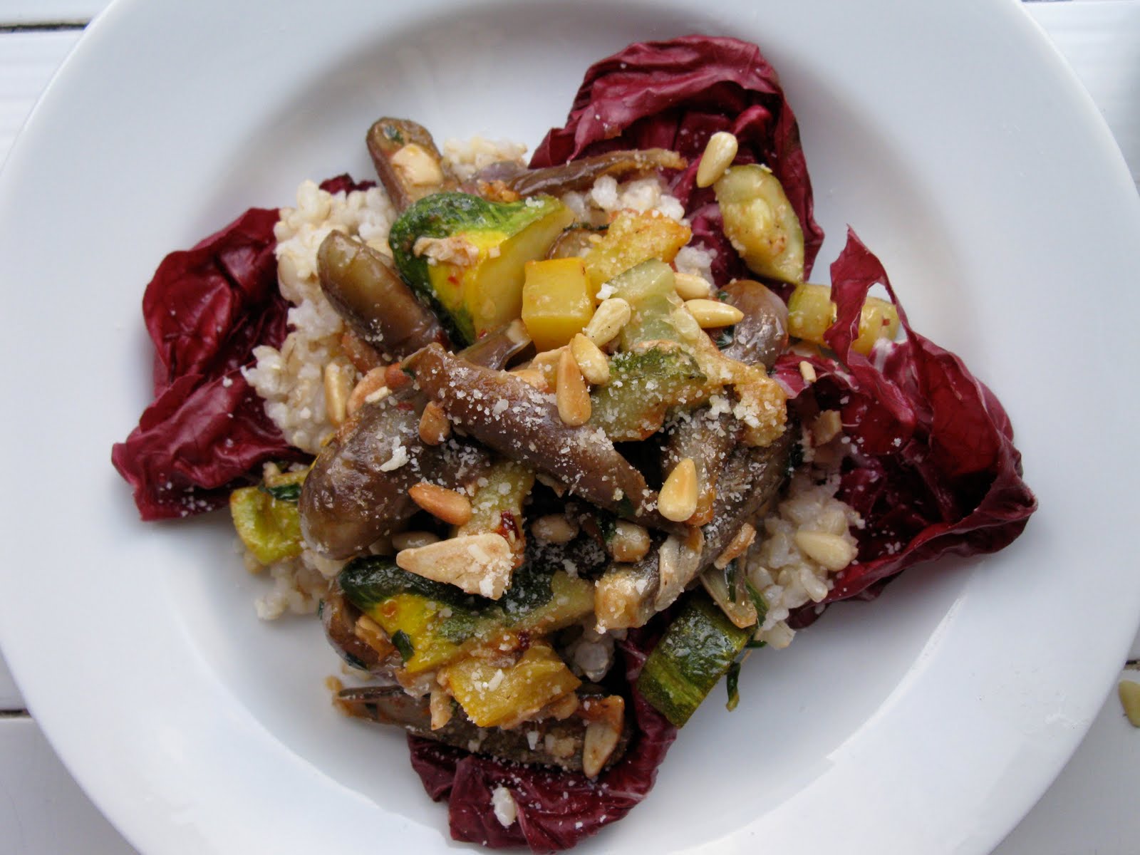 Cook Without a Kitchen Fairytale Eggplant with Summer Squash