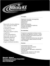 FOLLETO A 1 COLOR FRENTE/DORSO “POLITÉCNICA”. CLIENTE: MARCELO HALPERN