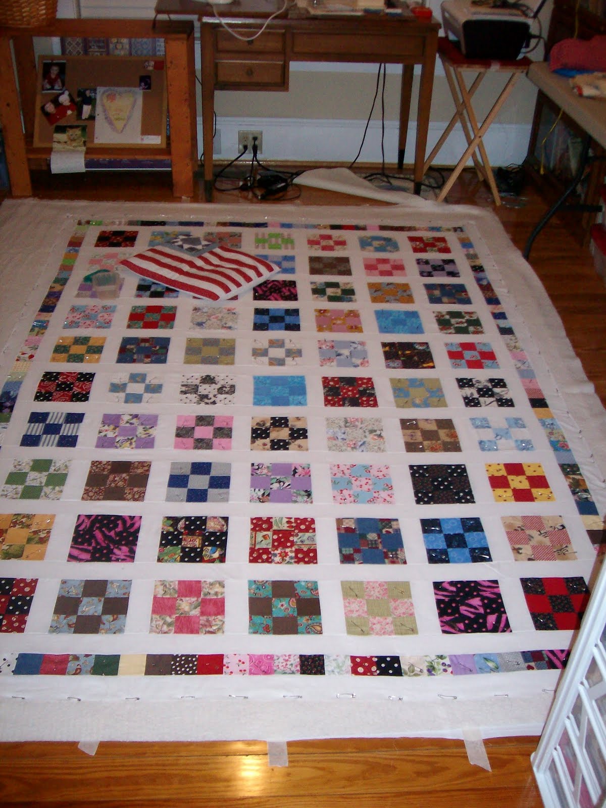 HOMEMAKING DREAMS A Summer Sandwich... Quilt Sandwich that is.