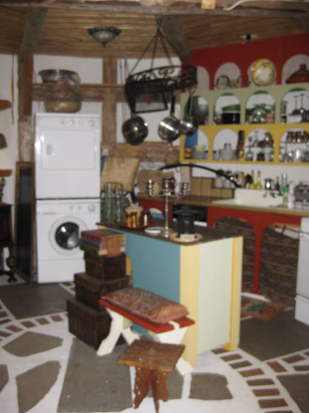 Life Begins at Retirement! Inside the Stucco/Straw Bale Yurt