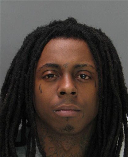 with Lil Wayne's tattoos badly photoshopped onto its head. Lil Wayne 