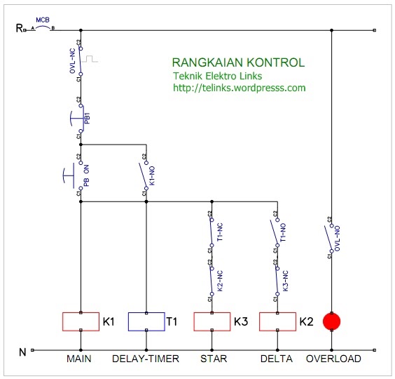 ilmu Rangkaian Motor Starter StarDelta