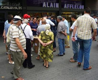 Tourism in Barcelona: Los Trileros