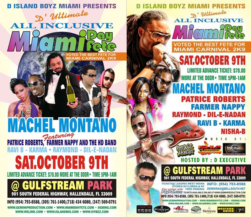 Miami Carnival Saturday October 9 Events There's a Brown Girl in The
