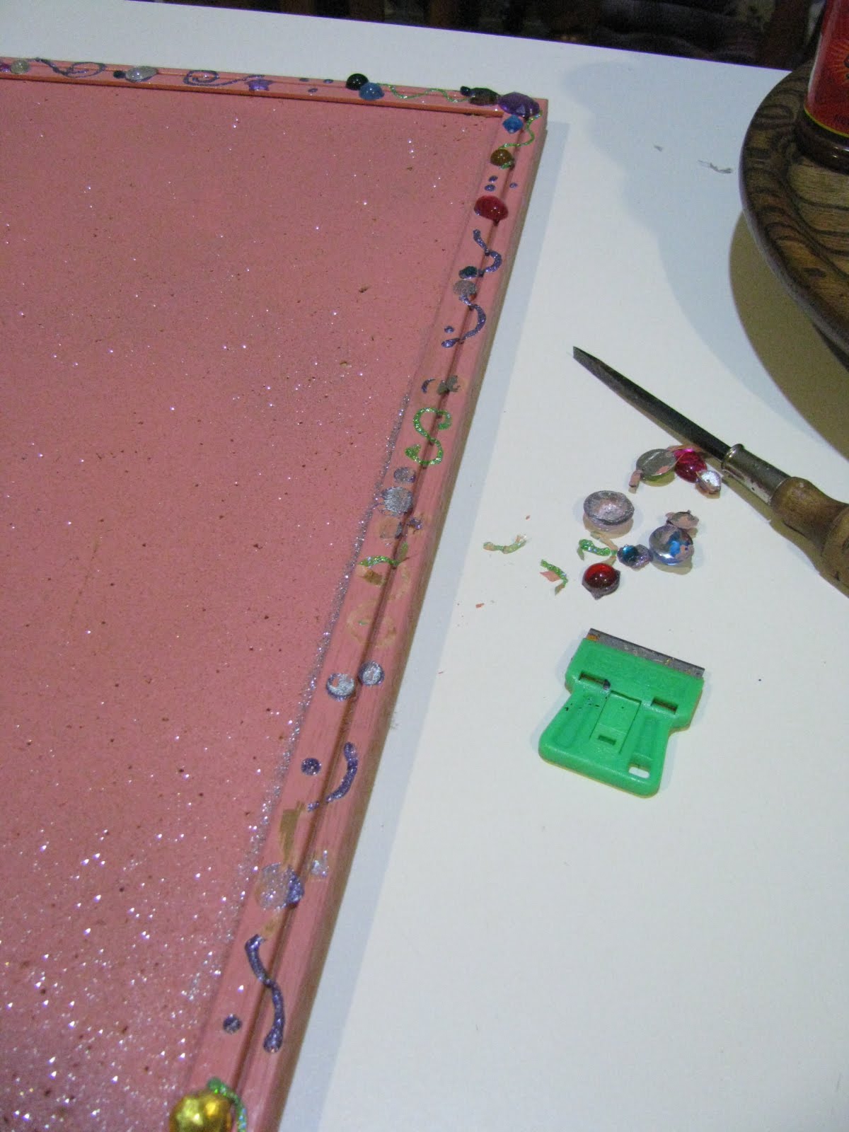 The Cannary Family Repainting cork boards