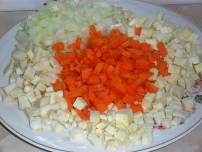 Ciorba de legume cu afumatura