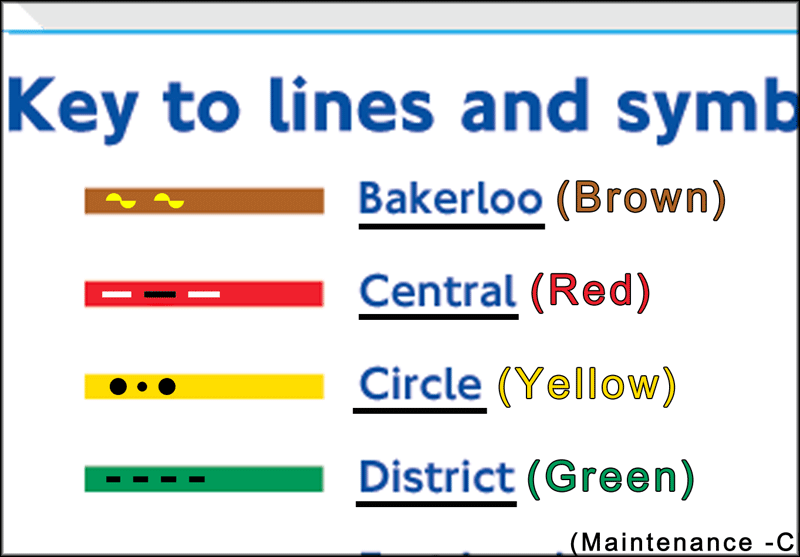 What Paul Says Goes Here London Underground Colourblind Map