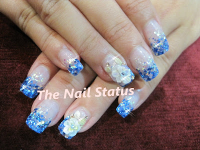 The Nail Status: Glitzy Bling Bling Nails