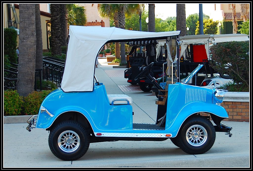 The Villages (Florida) Photos Custom golf car in Spanish Springs