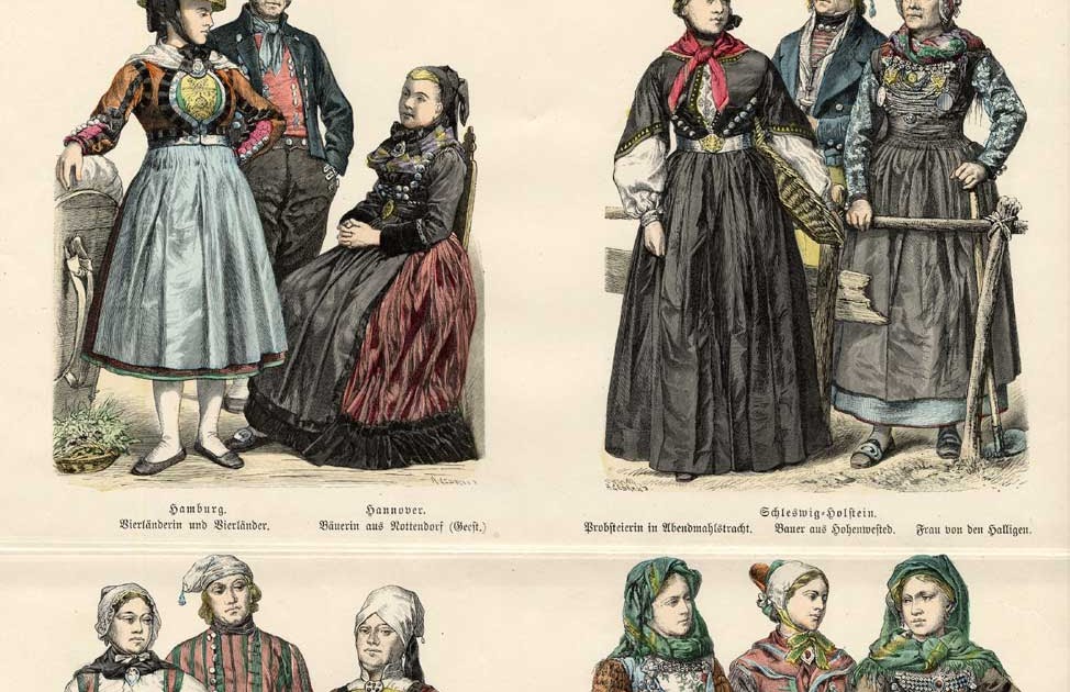 My New Old Pictures: Costumes Germany, 1880