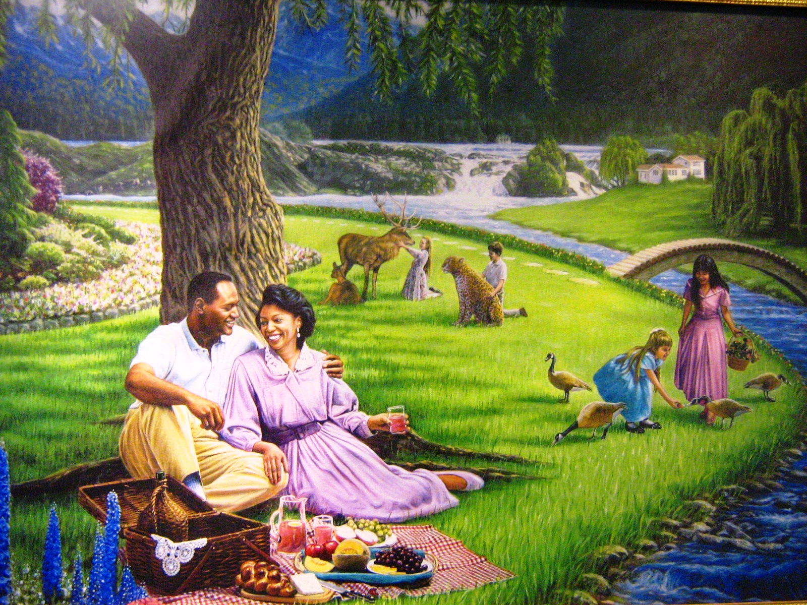 Будет ли новый мир. Рай свидетелей Иеговы. Иллюстрации свидетелей Иеговы рай. Свидетели Иеговы рай на земле. Райская земля свидетели Иеговы.
