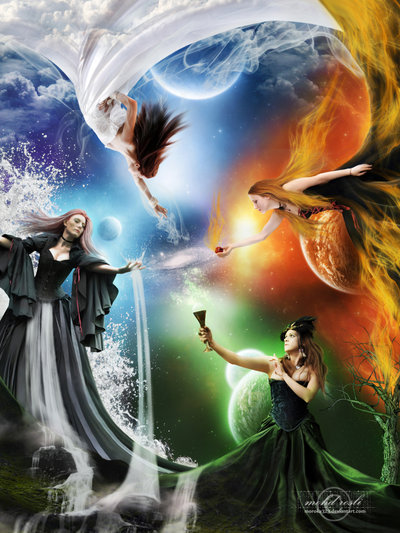 elementais 4 elementos