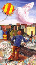 Juanito Laguna remontando su barrilete