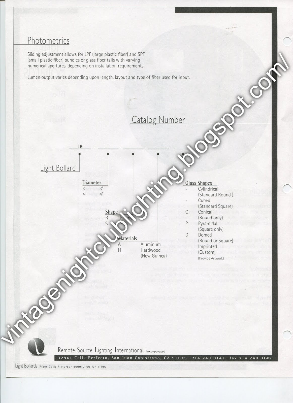 Vintage Night Club Lighting: Remote Source Lighting International (RSLI ...