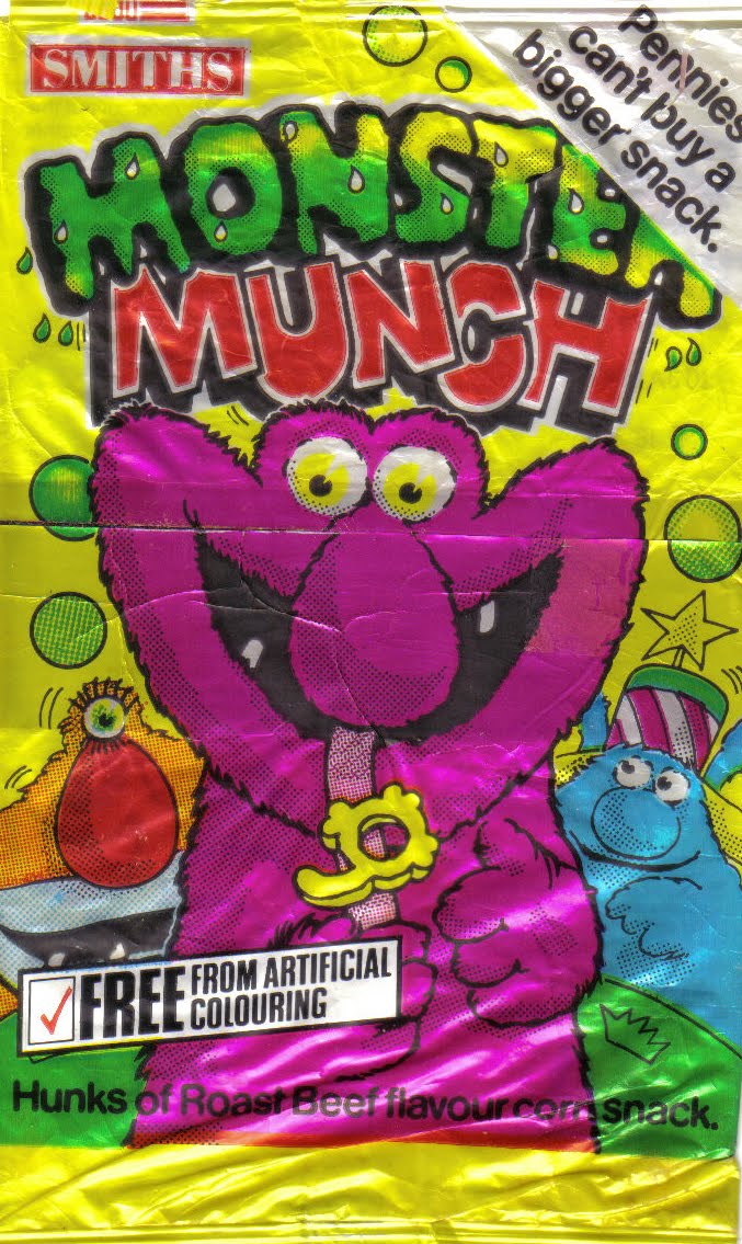 The Monster Munch Collection Packaging 1987 1989