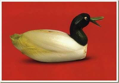 Fofura do Dia: Decoração com legumes