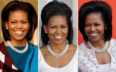 Michelle obama's pearl necklaces
