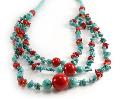Coral and Turquoise Jewelry 3