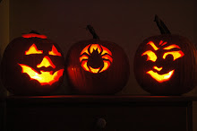 Our scary pumpkins!
