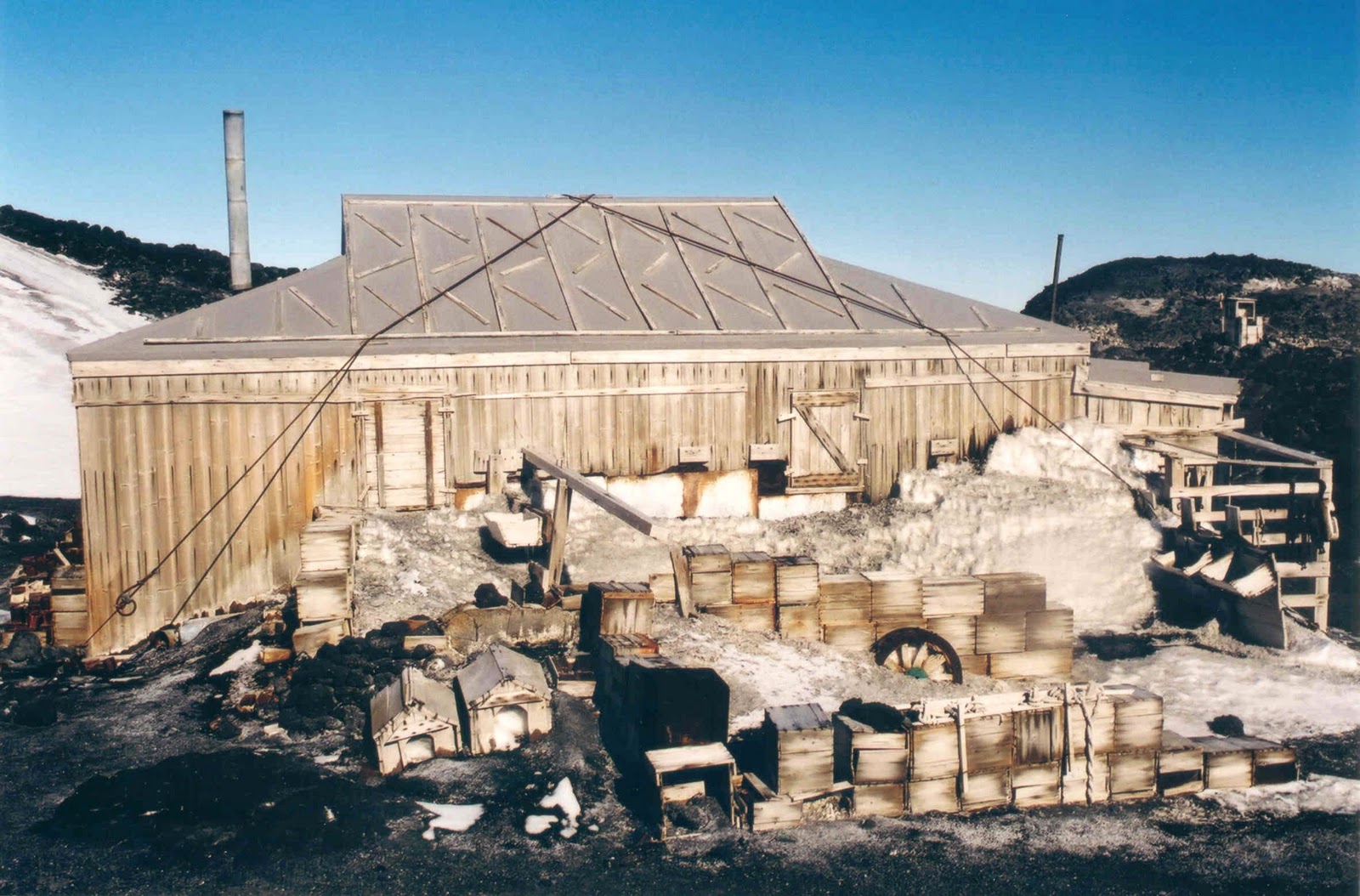 Peter Flaig Photography Ernest Shackleton's Hut at Cape Royds, Antarctica