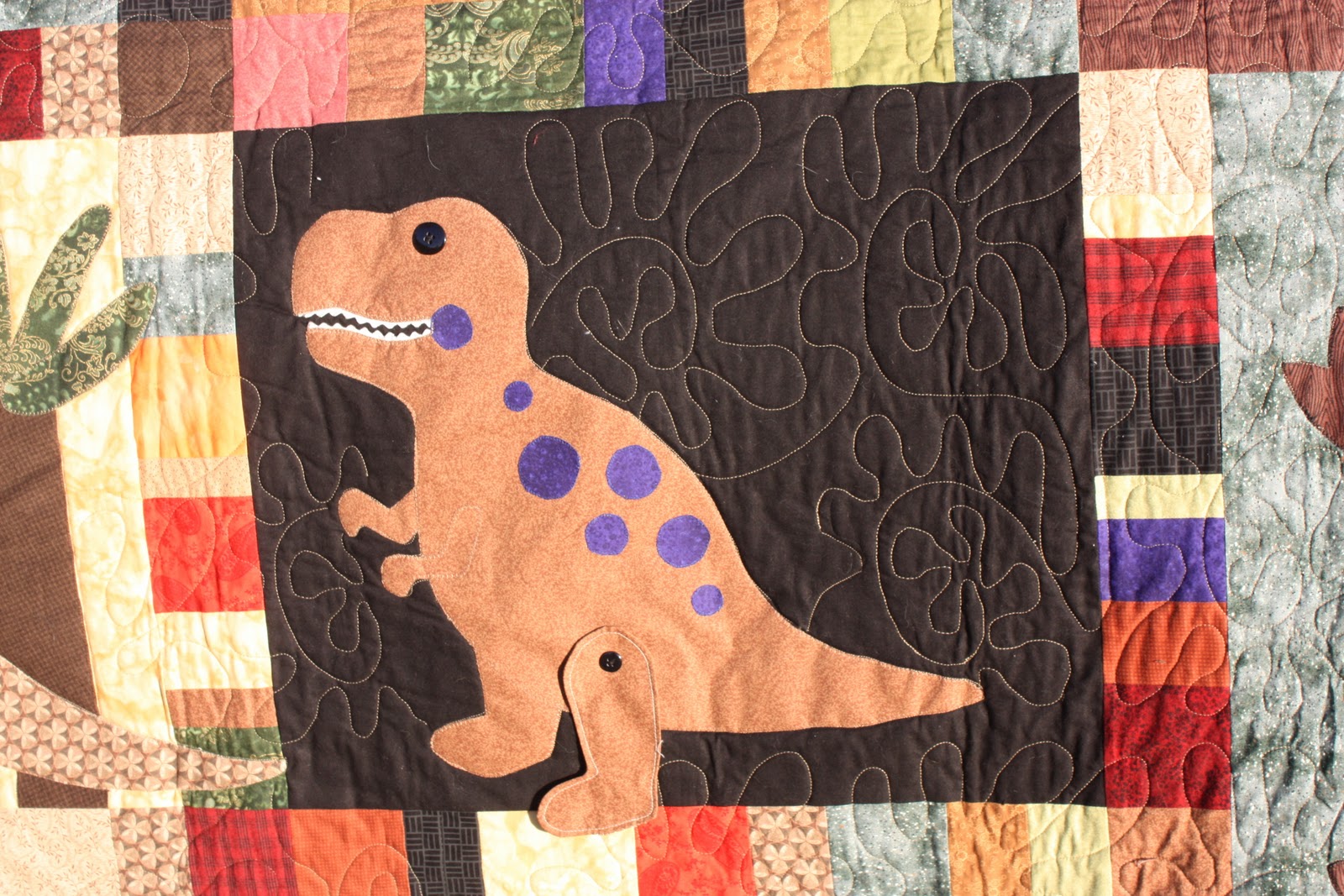 Scant Quarter Inch Royce s Dinosaur Quilt scant-quarter-inch-royce-s-dinosaur-quilt