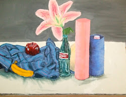 still painting acrylic highschoolart