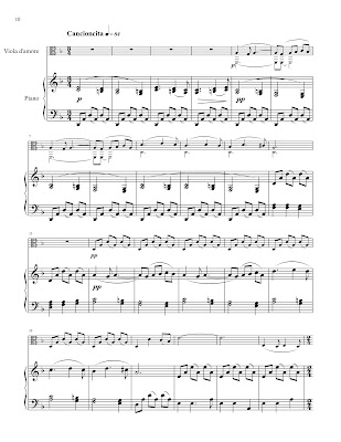 Elaine Fine's Thematic Catalog: Sonata Viola d'amore (or Viola) and Piano