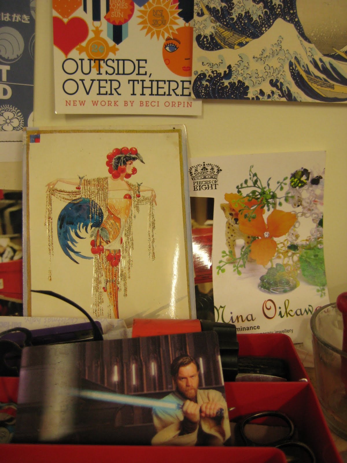 aprons and hammers In the studio